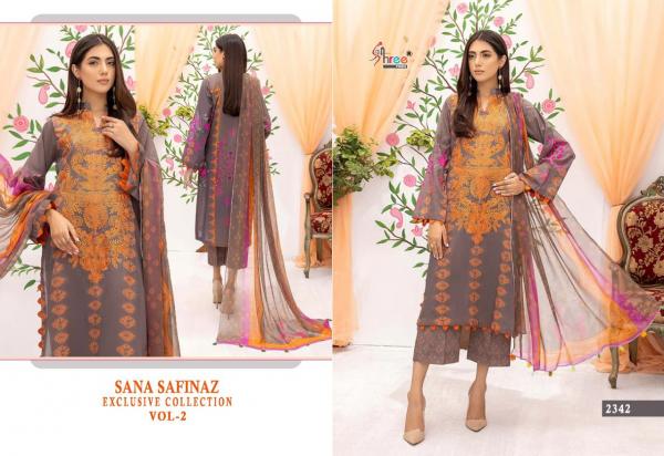 Shree Sana Safinaz Exclusive Collection 2 Cotton Pakistani Salwar Suits